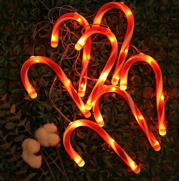 Holiday Christmas Xmas Candy Cane String Lights