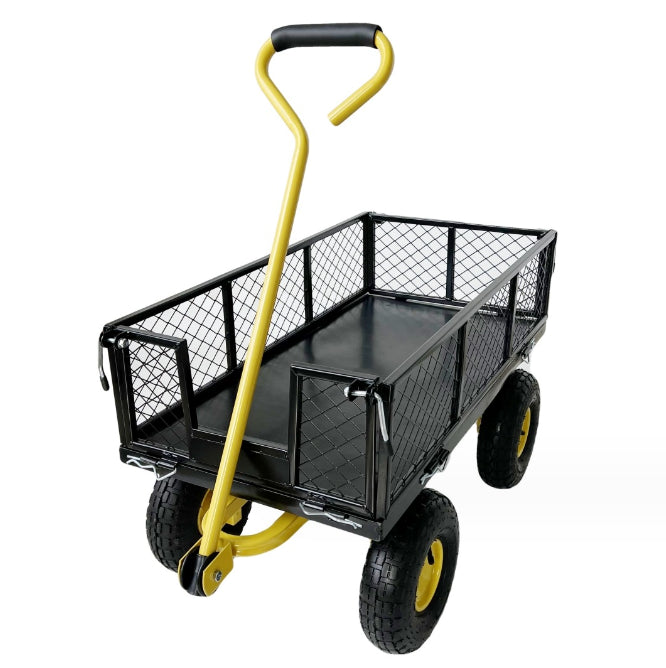 Steel Garden Cart, Heavy Duty 250KG Capacity
