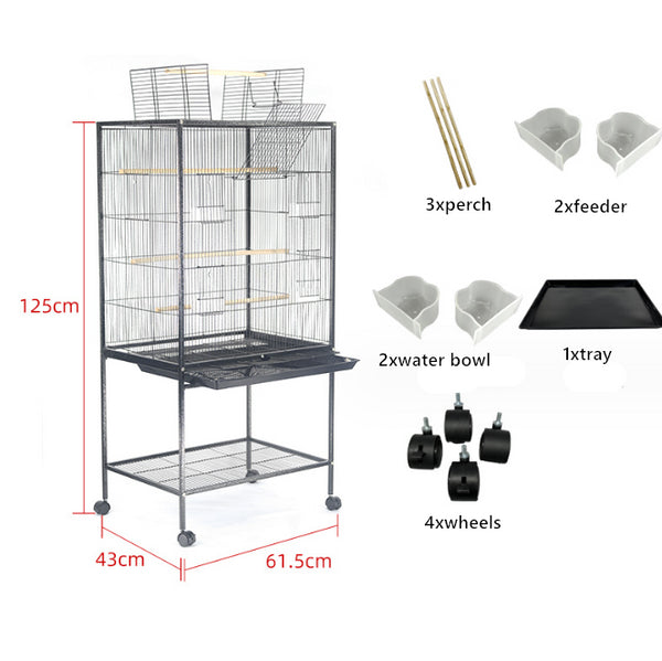 125cm Standing Large Parrot Bird Cage