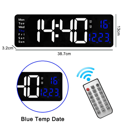 38.7cm Digital Wall Clock