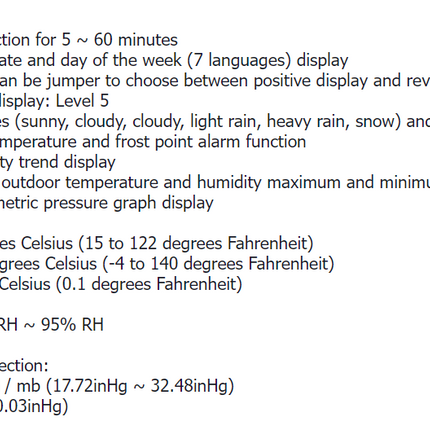 Weather Station Black