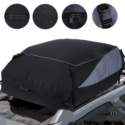 105×90×45cm Soft-Shell Vehicle Rooftop Cargo Carrier Bag - salelink.co.nz