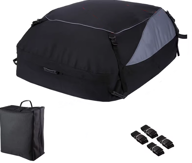 105×90×45cm Soft-Shell Vehicle Rooftop Cargo Carrier Bag - salelink.co.nz