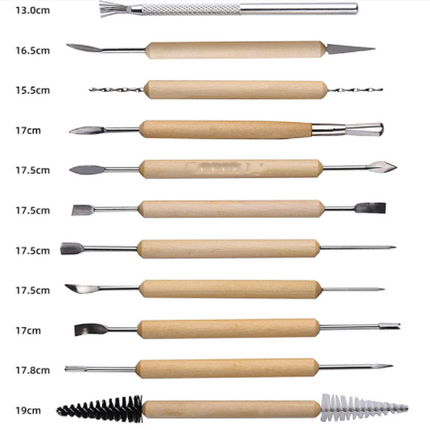 30Pcs Clay Sculpting Carving Pottery Tool Set