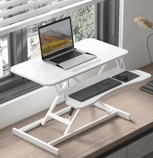 Laptop PC Monitor Computer Height Adjustable Table Standing Desk