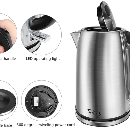 Electric Kettle 1.7 Litre - salelink.co.nz