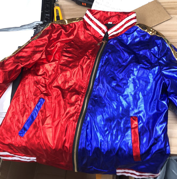 M Harley Quinn Suicide Squad Costume Cosplay Jacket Halloween