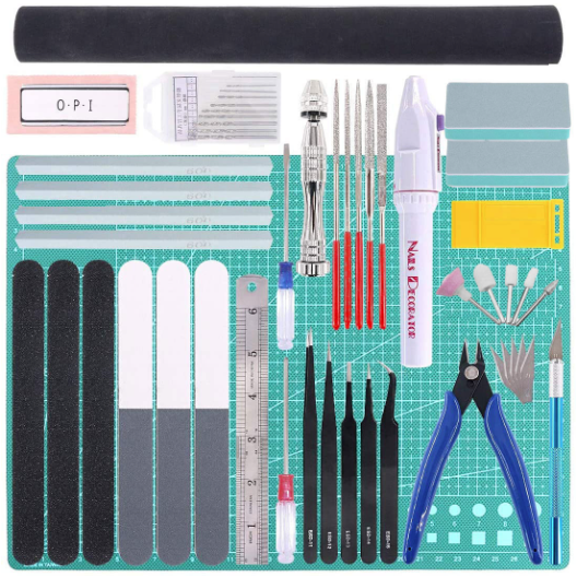 55Pcs Professional Modeler Basic Tools Craft Set