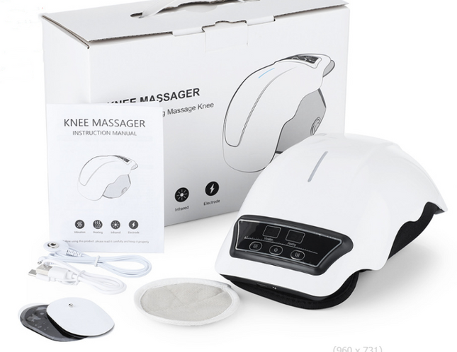 Knee Massager Heating Pad Infrared Heat Vibration Knee Pain Relief