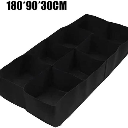 180x90x30cm Extra Large Fabric Raised Bed Garden Plant Flower Grow Bag