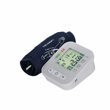 Blood Pressure Monitor Upper Arm Automatic BP Machine Monitor - salelink.co.nz