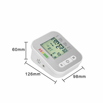 Blood Pressure Monitor Upper Arm Automatic BP Machine Monitor - salelink.co.nz