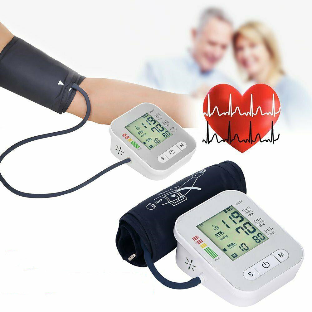 Blood Pressure Monitor Upper Arm Automatic BP Machine Monitor– salelink ...