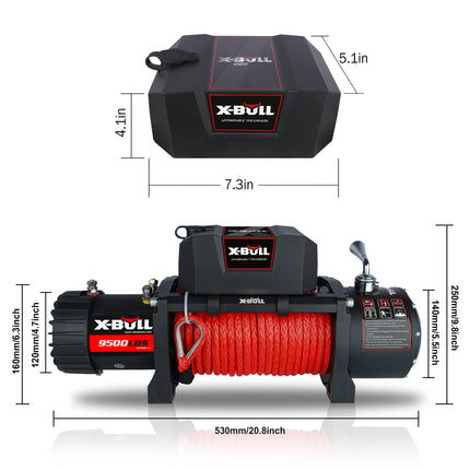 X-Bull Electric Winch 9500lbs - salelink.co.nz