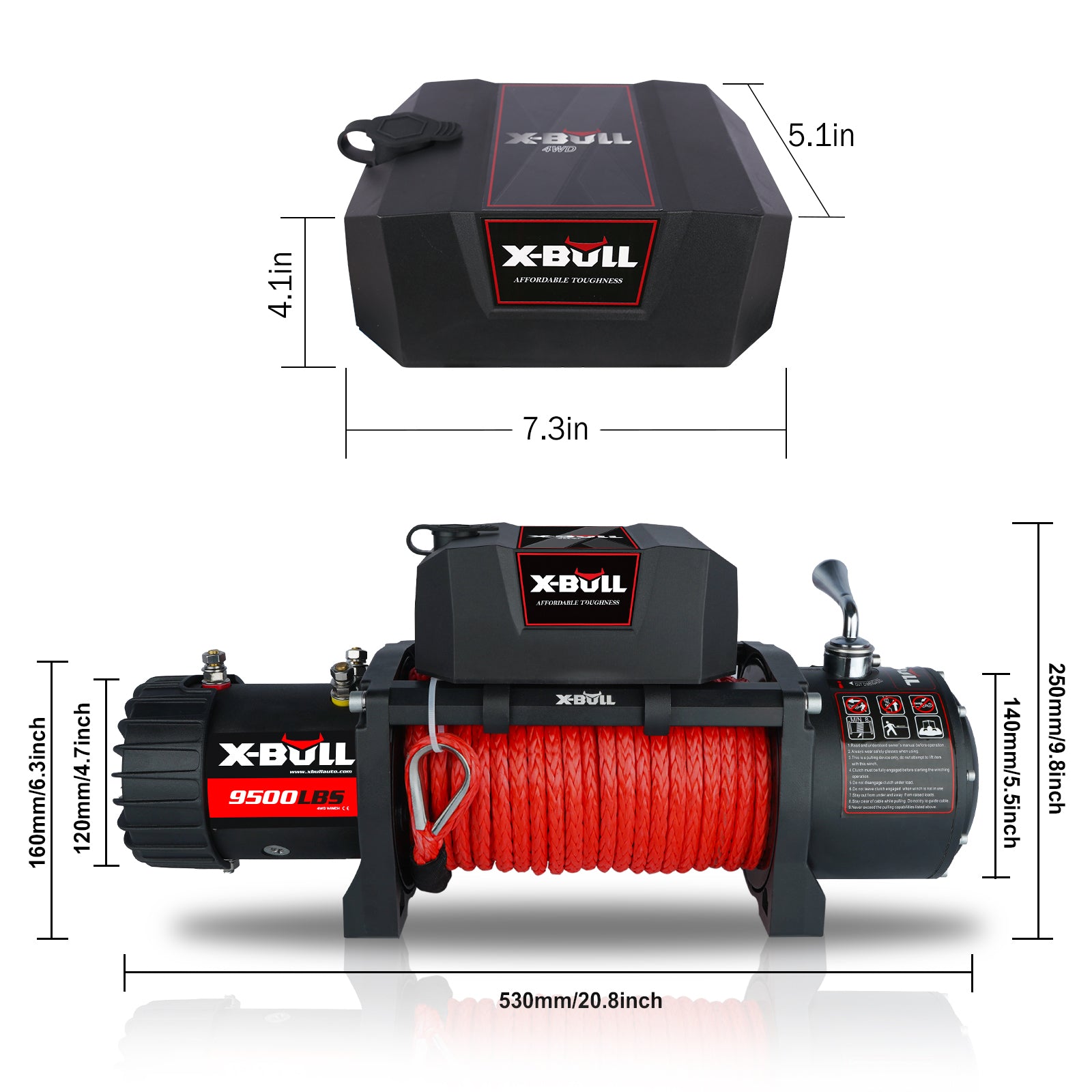 XBull Electric Winch 9500lbs salelink.co.nz