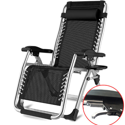 Outdoor Folding Reclining Garden Beach Chair Sun Lounger Deck Recliner