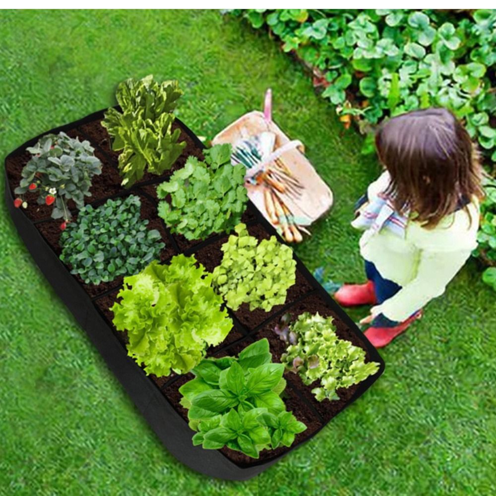big grow bags for plants 180x90x30cm Extra Large Fabric Raised Bed Garden Plant Flower Grow Bag– salelink.co.nz