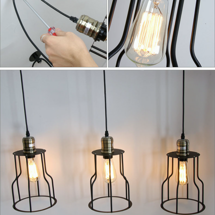 Spider Cage Ceiling Pendant Light 6 Heads