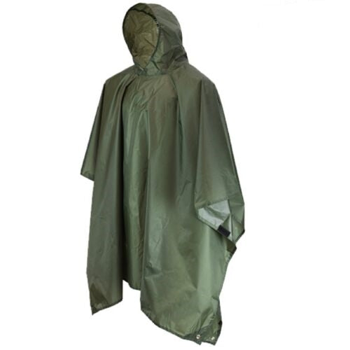 Rain Poncho Hooded Waterproof Raincoat