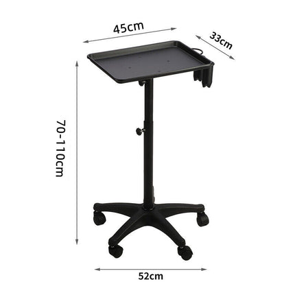 Hair Salon Trolley Hair Extension Rolling Stand Aluminum