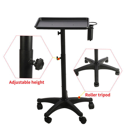 Hair Salon Trolley Hair Extension Rolling Stand Aluminum