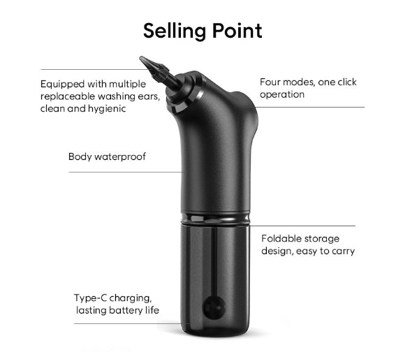 Electric Ear Wax Remover Spray Ear Cleaner Earwax Removal Kit - salelink.co.nz