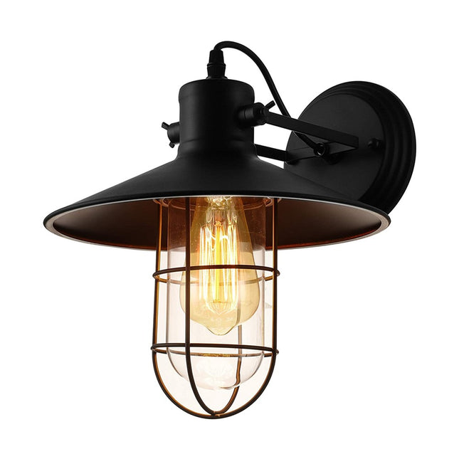 Indoor Wall Lamp Vintage Lighting Kitchen Light Black Wall Sconce - salelink.co.nz