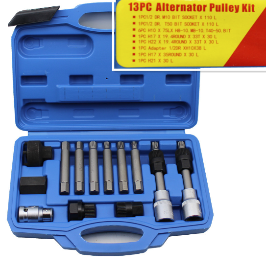 13Pcs Alternator Pulley Tool Kit