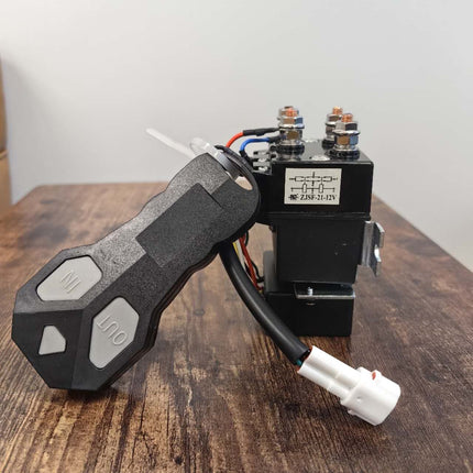 500A 12V Winch Solenoid with Remote Suitable upto 5000lbs - salelink.co.nz