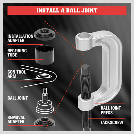 21Pcs Ball Joint Auto Repair Tool - salelink.co.nz