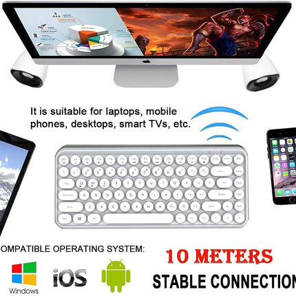 Wireless Bluetooth Keyboard for iOS Windows Android