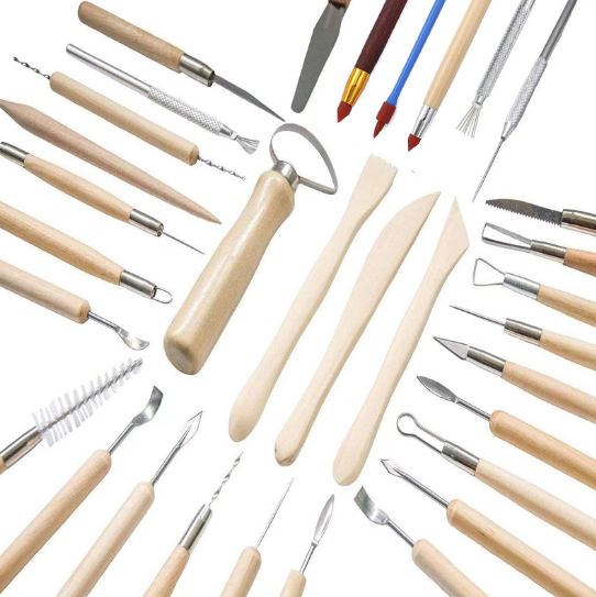 42Pcs Pottery Ceramic Tools & Polymer Clay Sculpting Tools Set