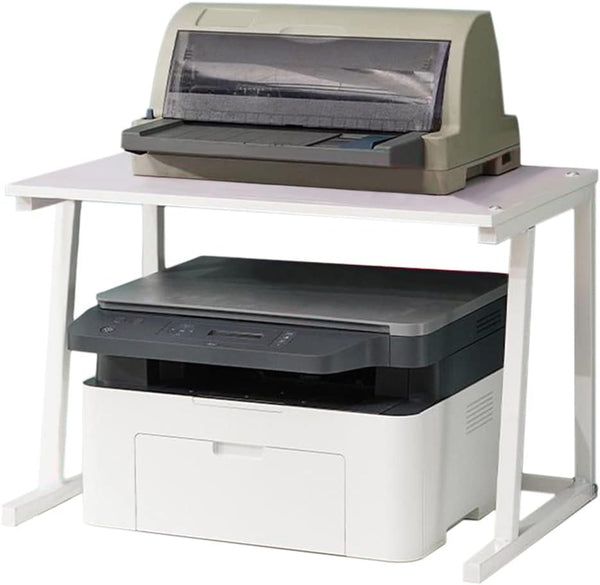 Desktop Printer Organizer White-Large