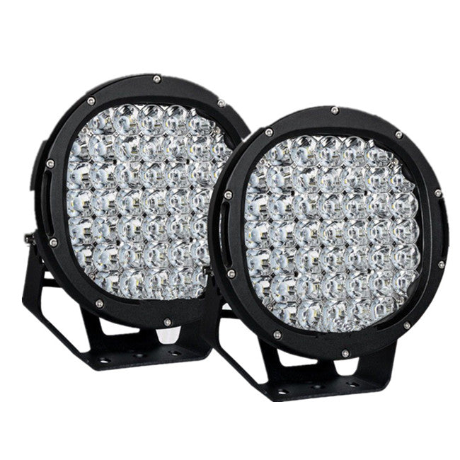 2 x 9 inch 450W Cree LED Spot Driving Light ATV Offroad Lamp SUV Truck 4x4