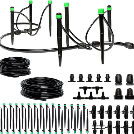 15m+15m Watering Drip Irrigation Hose Kit System