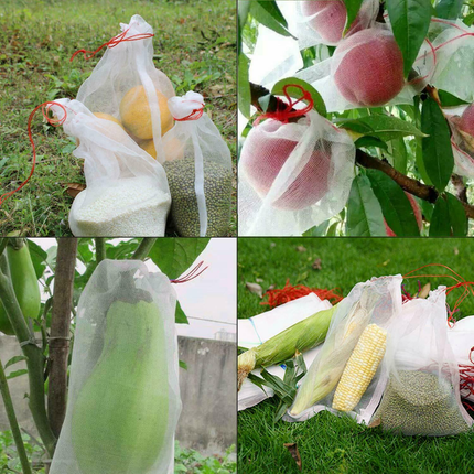 100pcs 30x20cm Garden Protection Nets Fruit Net Bags - salelink.co.nz