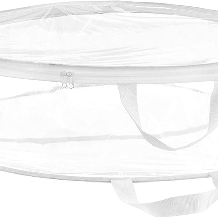 Clear Christmas Wreath Storage Bag 76X20cm