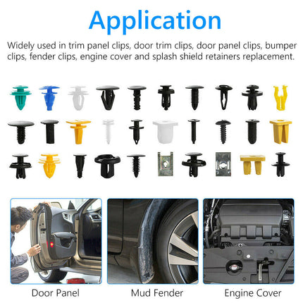 500PCS Car Body Trim Clips