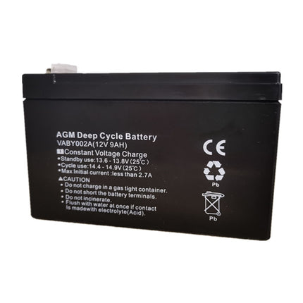 12V 9AH AGM Deep Cycle Battery Charge Fridge Solar Power 4X4 - salelink.co.nz