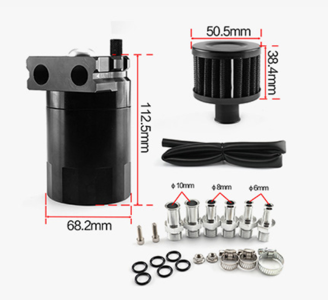 Oil Catch Can with Breather 300ml - salelink.co.nz