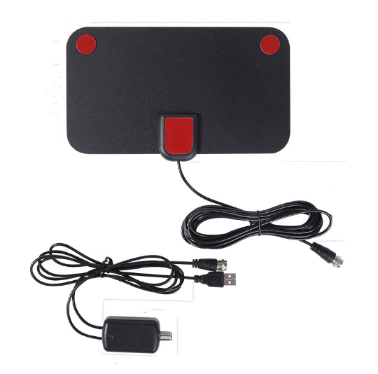 60 Mile HDTV Indoor TV Antenna with Amplifier