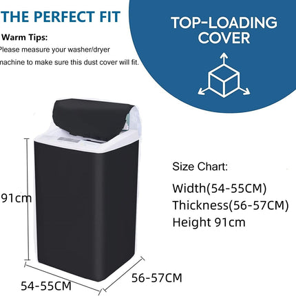 6-7.5KG Top Load Washing Machine Dryer Cover