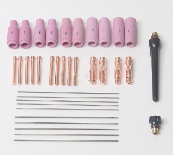 36PCS Tig Welding Torch Accessories Kit