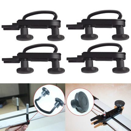4PCS Universal Roof Box Car Van Mounting Fitting Kit Roof Box U Bolts - salelink.co.nz
