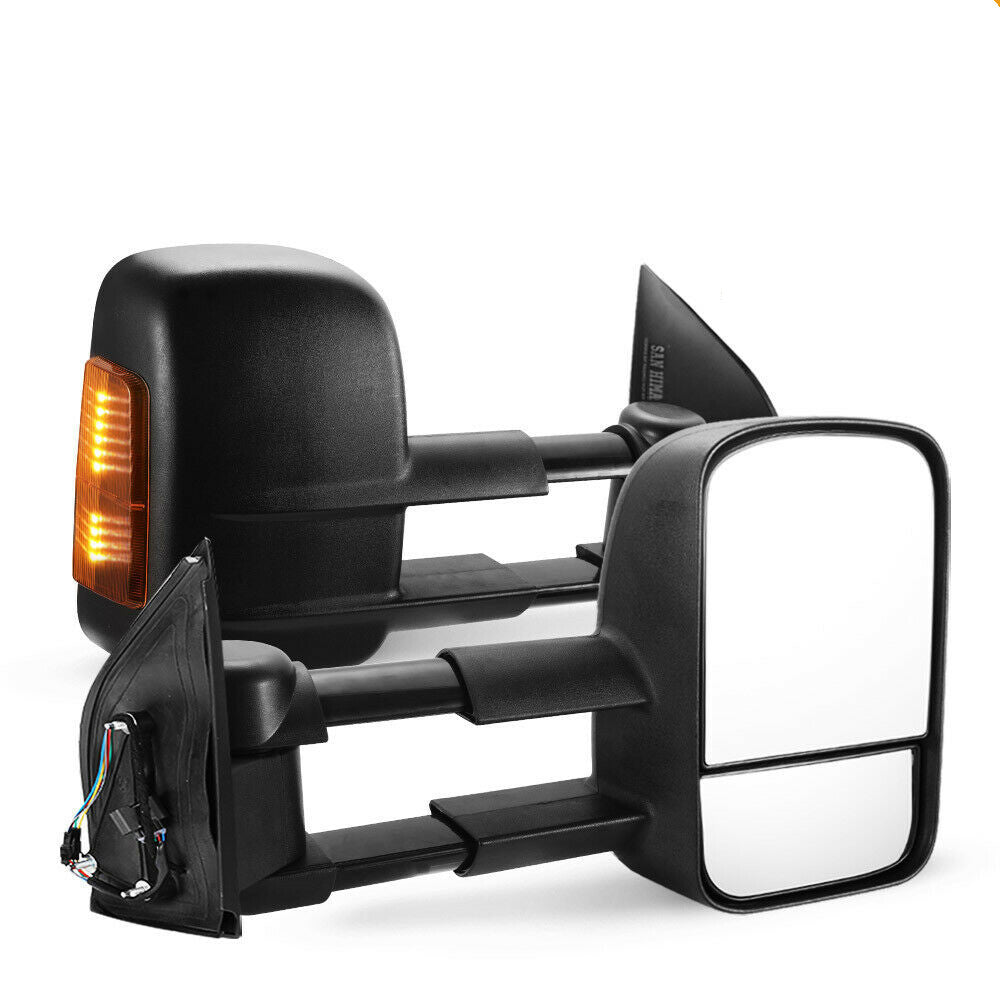 Towing Mirrors for Nissan Pathfinder MY 2003-2013 Black