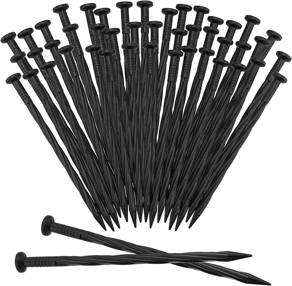 50PCS Plastic Edging Stakes Landscape Edging Anchoring Spikes