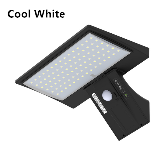 90LED Solar Wall Light Solar Light Outdoor Motion Sensor Cool White