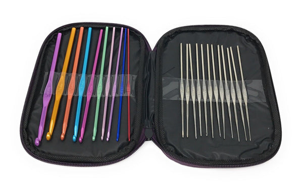 Crochet Hooks Needles Knit Set 22Pcs Knitting Tools