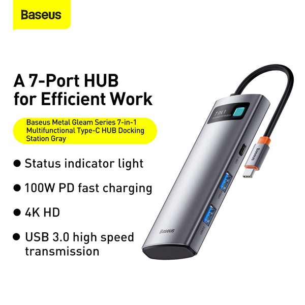 USB C Hub Docking Station 7 in 1