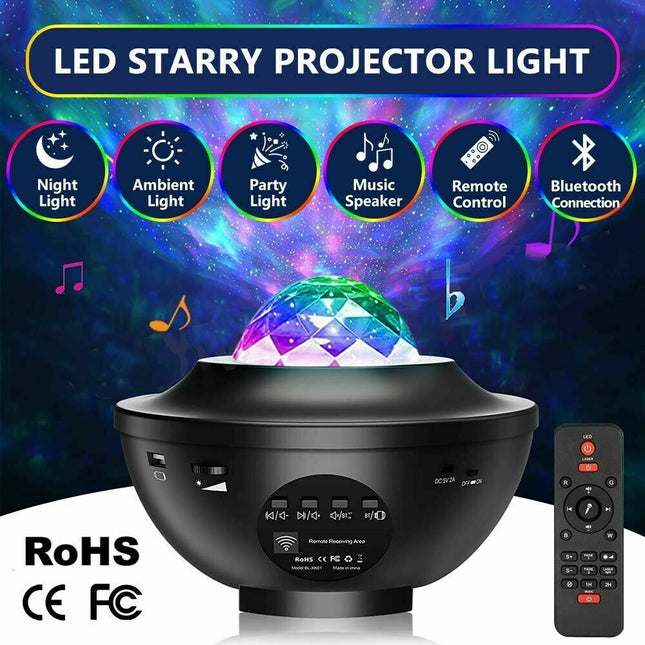 LED Galaxy Starry Night Light Galaxy Projector Light - salelink.co.nz